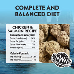 Northwest Naturals dog mealtime bowl ready for serving.