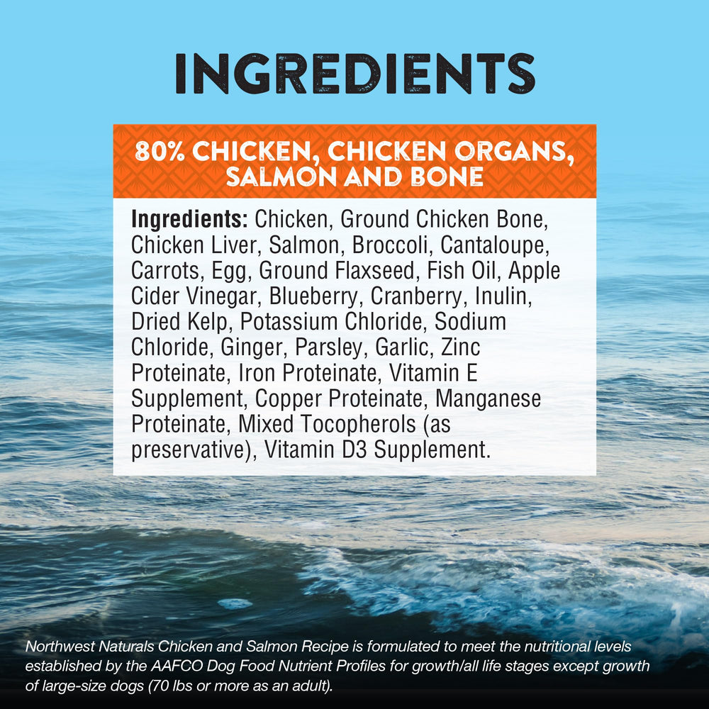 Northwest Naturals easy-open packaging, quick and mess-free feeding.