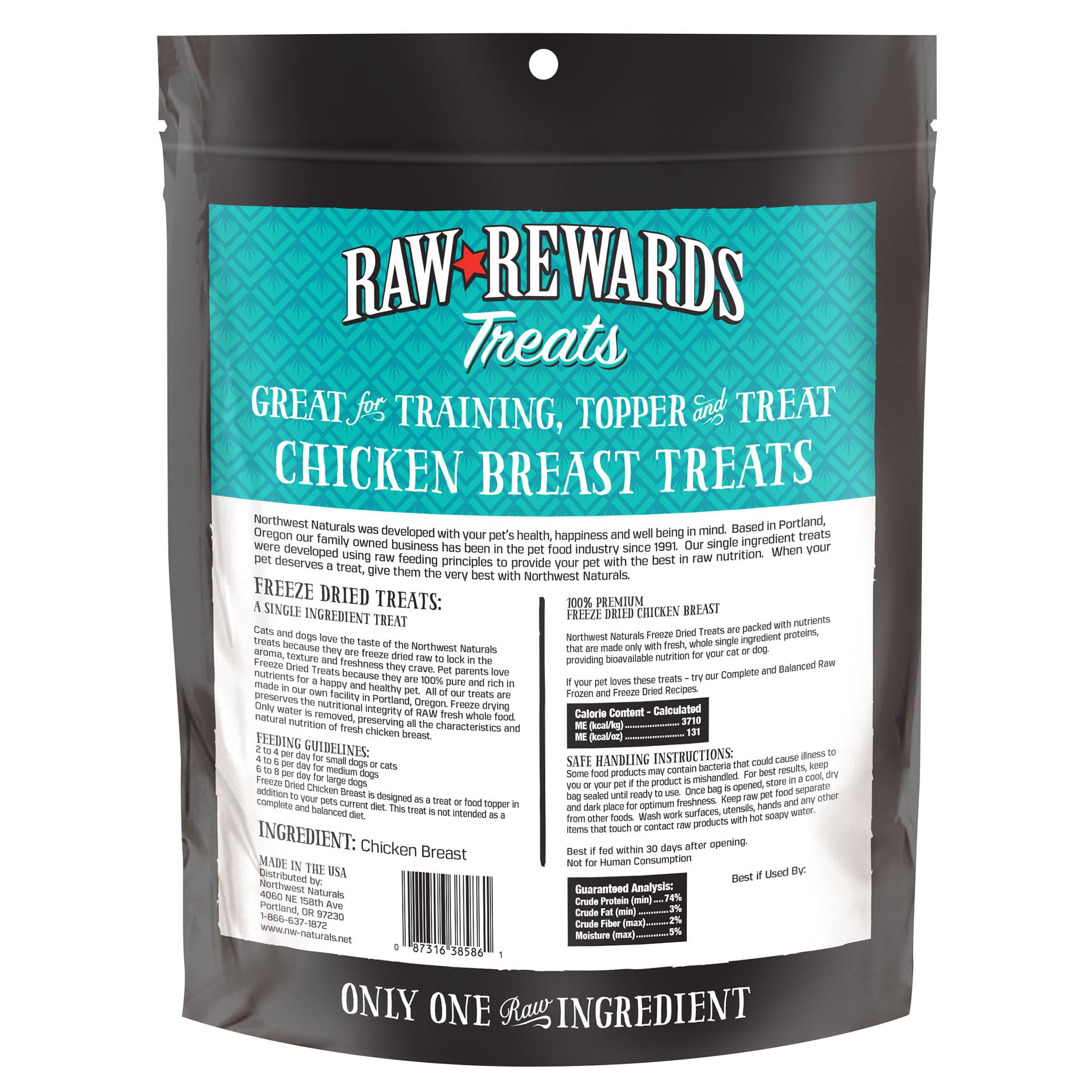 Northwest Naturals easy-open travel packaging for on-the-go snacking