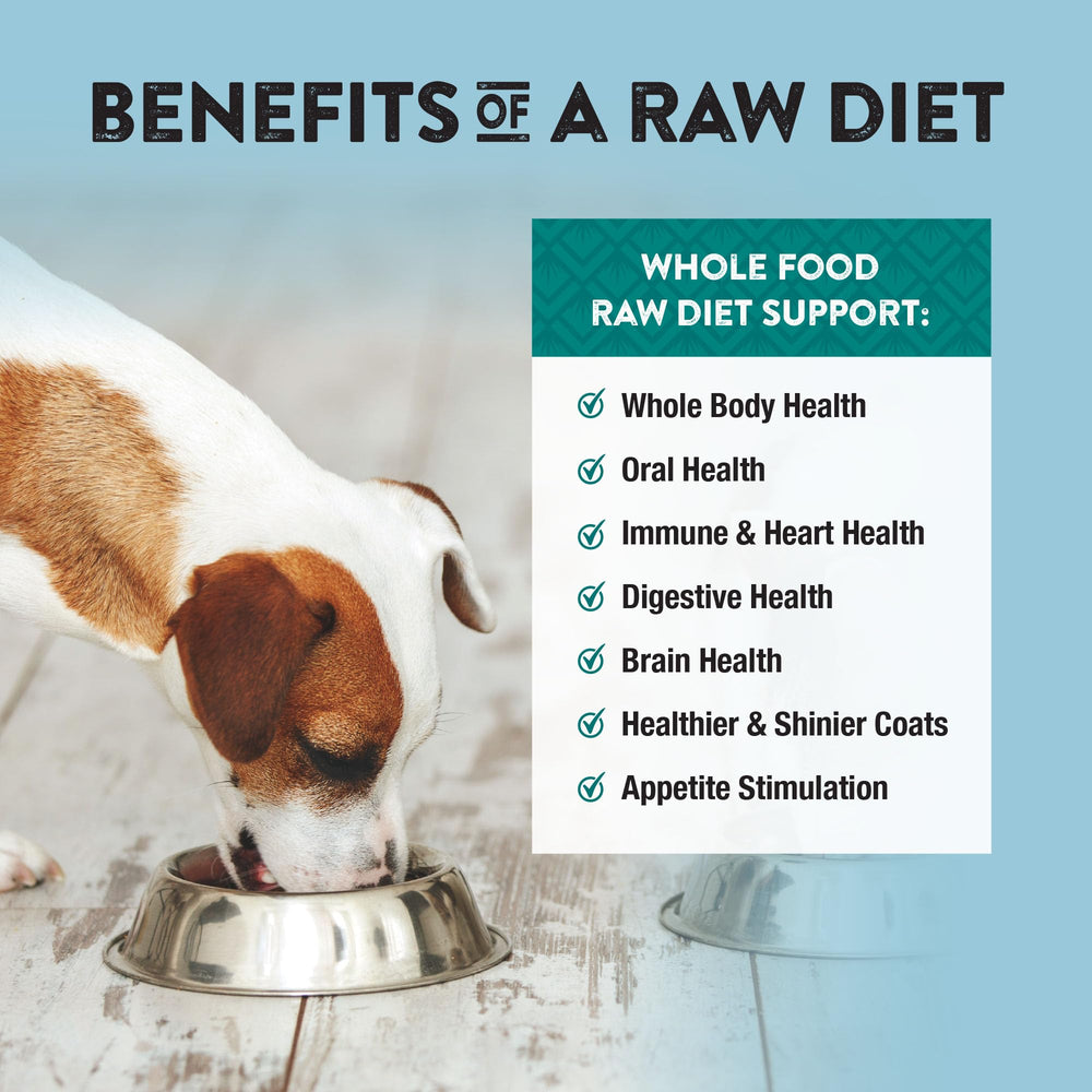 Portion-ready nuggets emphasize simple measuring and portion control for dogs of all sizes.