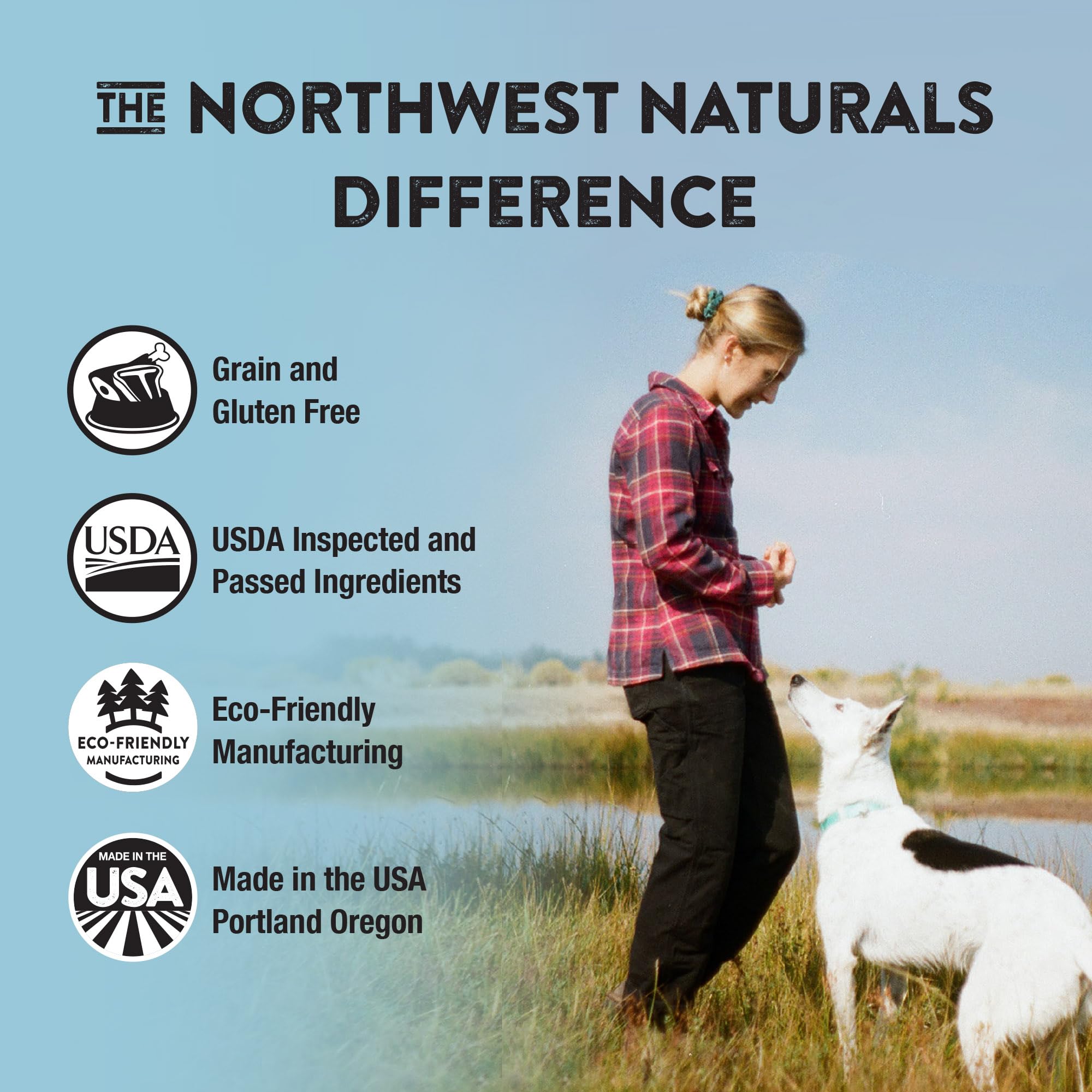 Northwest Naturals freeze-dried turkey dog food grain-free ingredients provide digestible nutrition