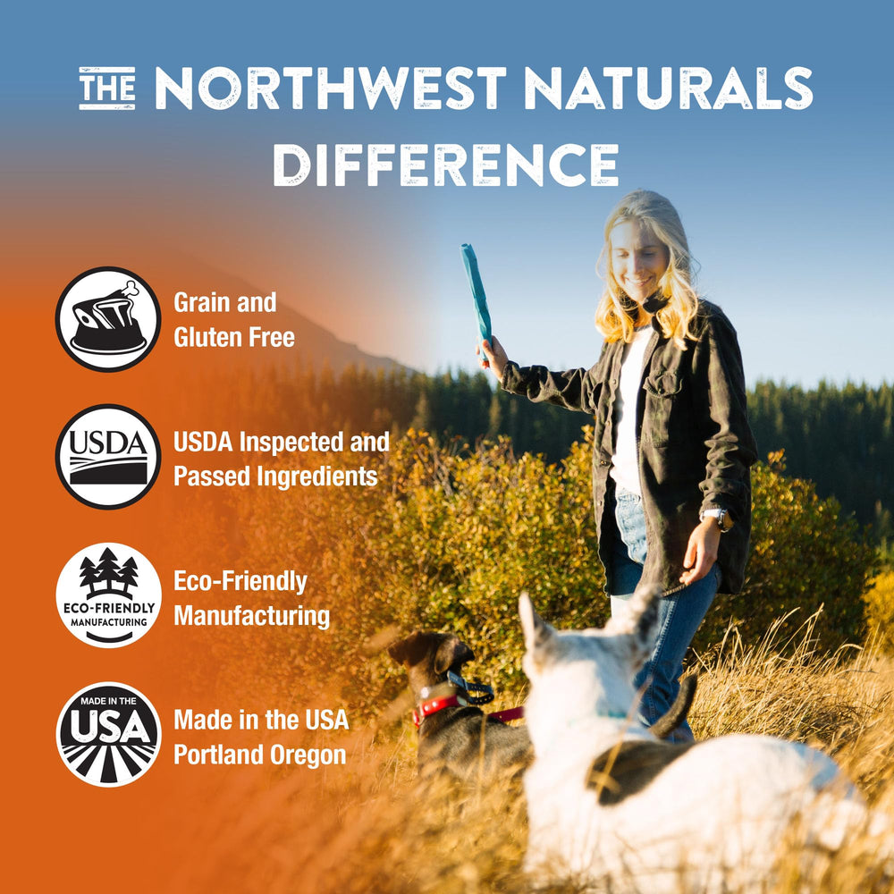 Northwest Naturals omega-3 rich formula supports skin and coat health.