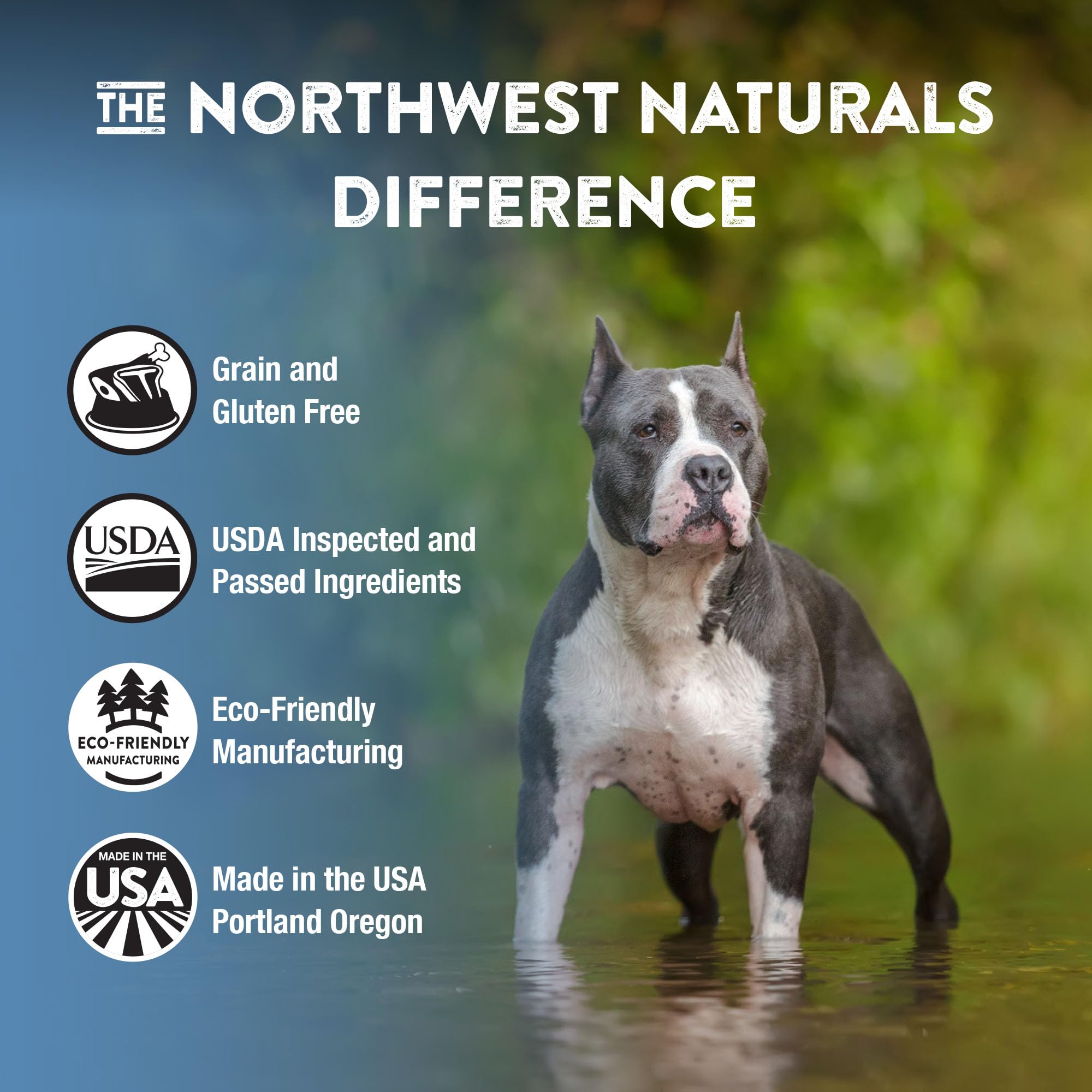 Northwest Naturals omega-3 rich ingredients for healthier skin and coat.