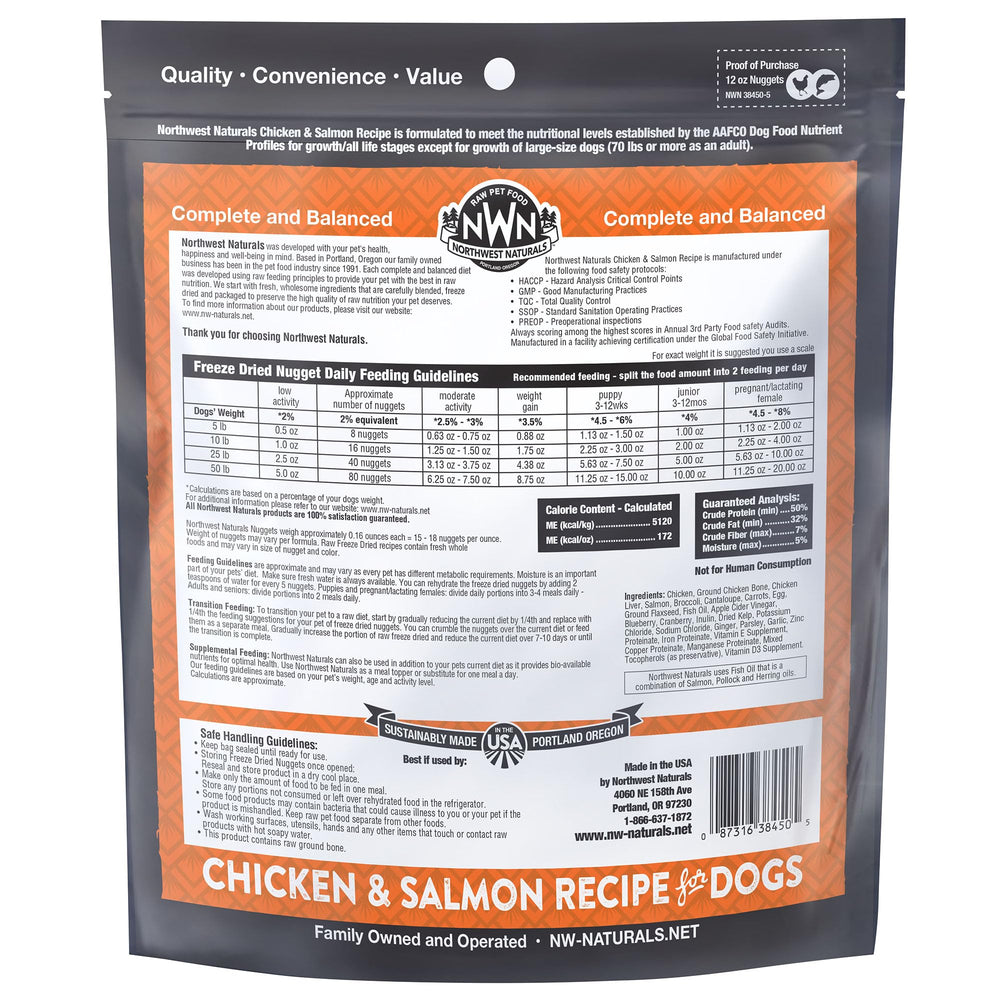 Northwest Naturals resealable packaging shown for freshness and storage.