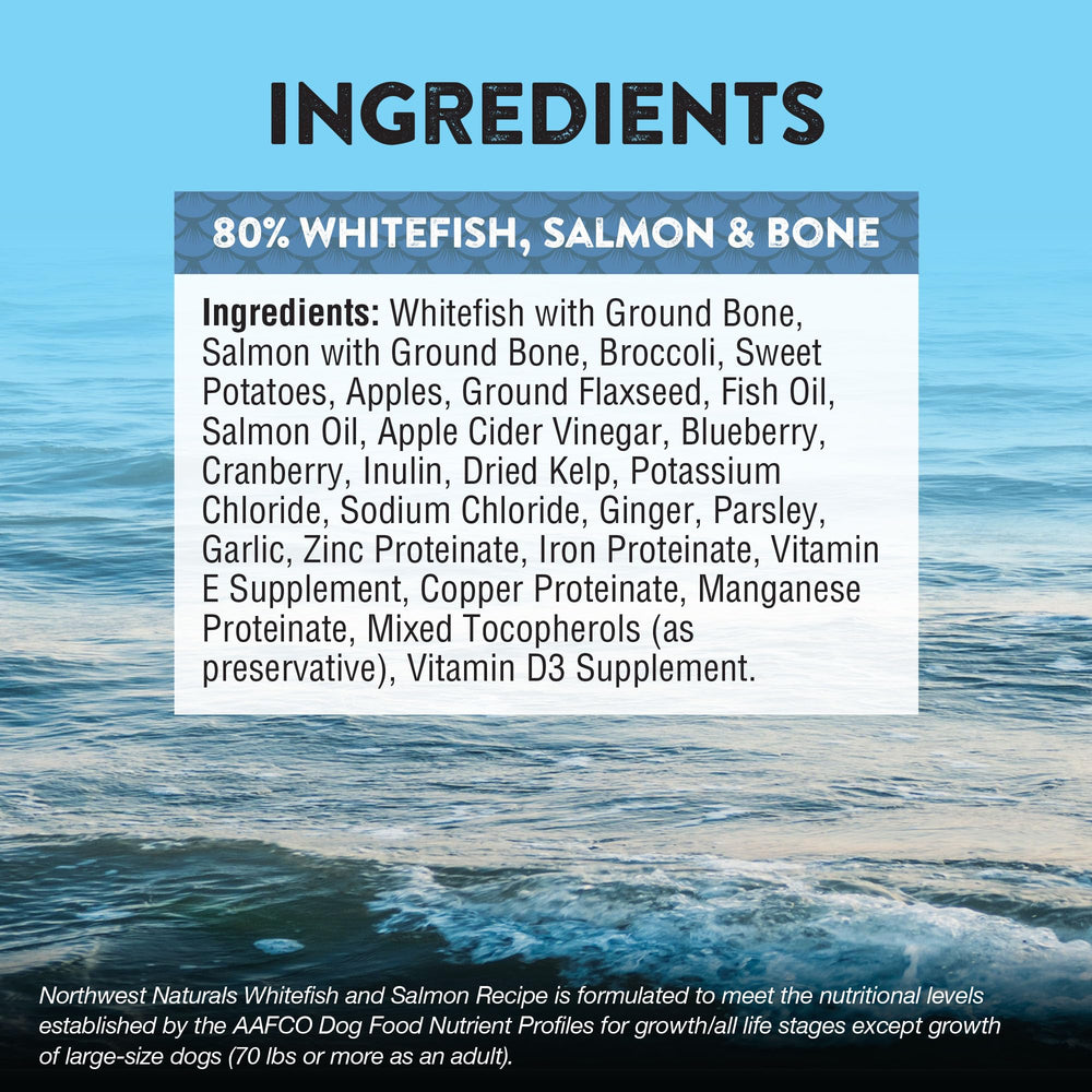 Northwest Naturals raw-diet style bites support skin, coat, and digestion.