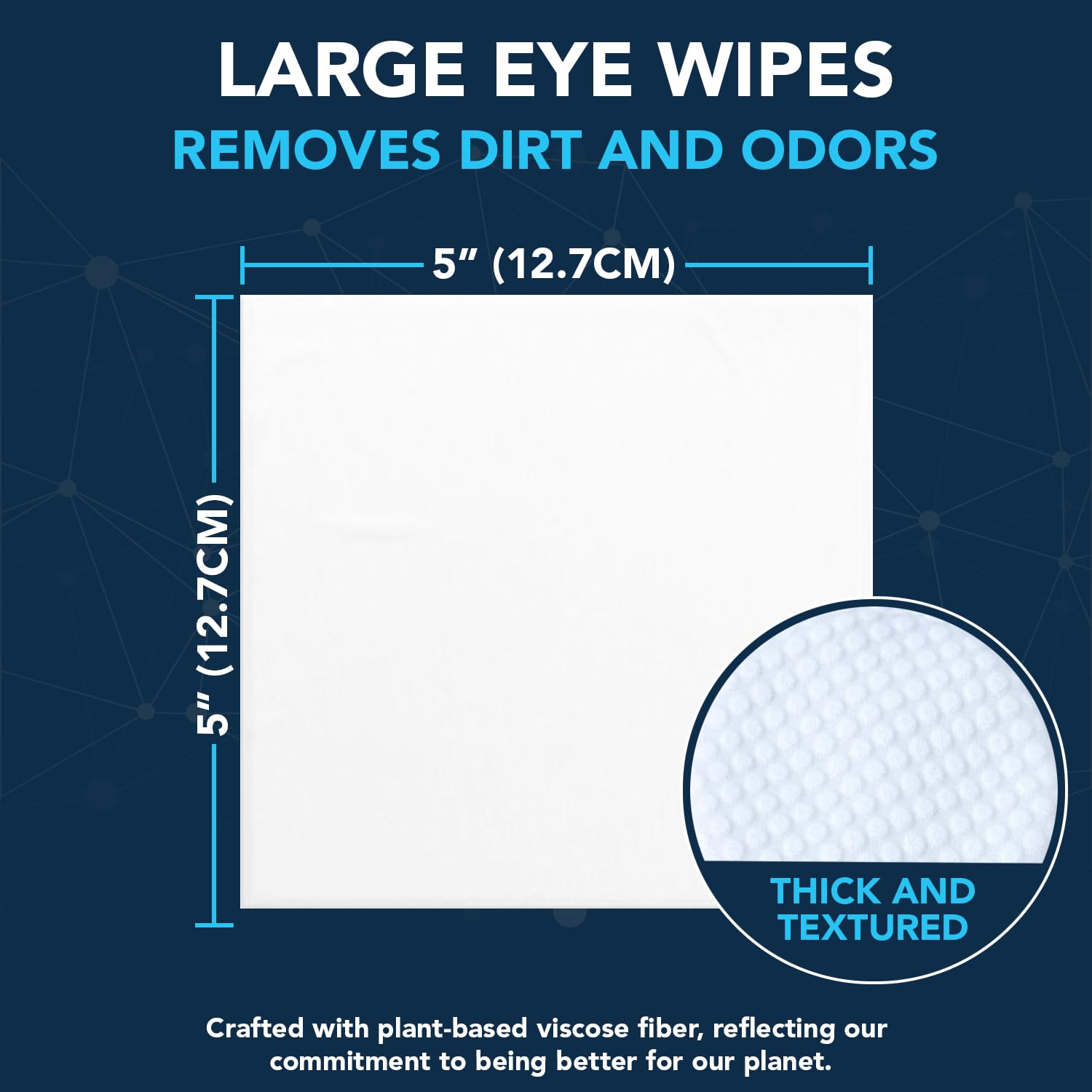 NOVEHA dog eye wipes chamomile aloe formulation for soothing eye-area cleansing.