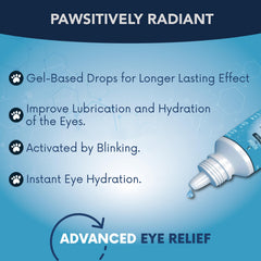 NOVEHA gel eye drops dispense tip shown for easy, controlled application.