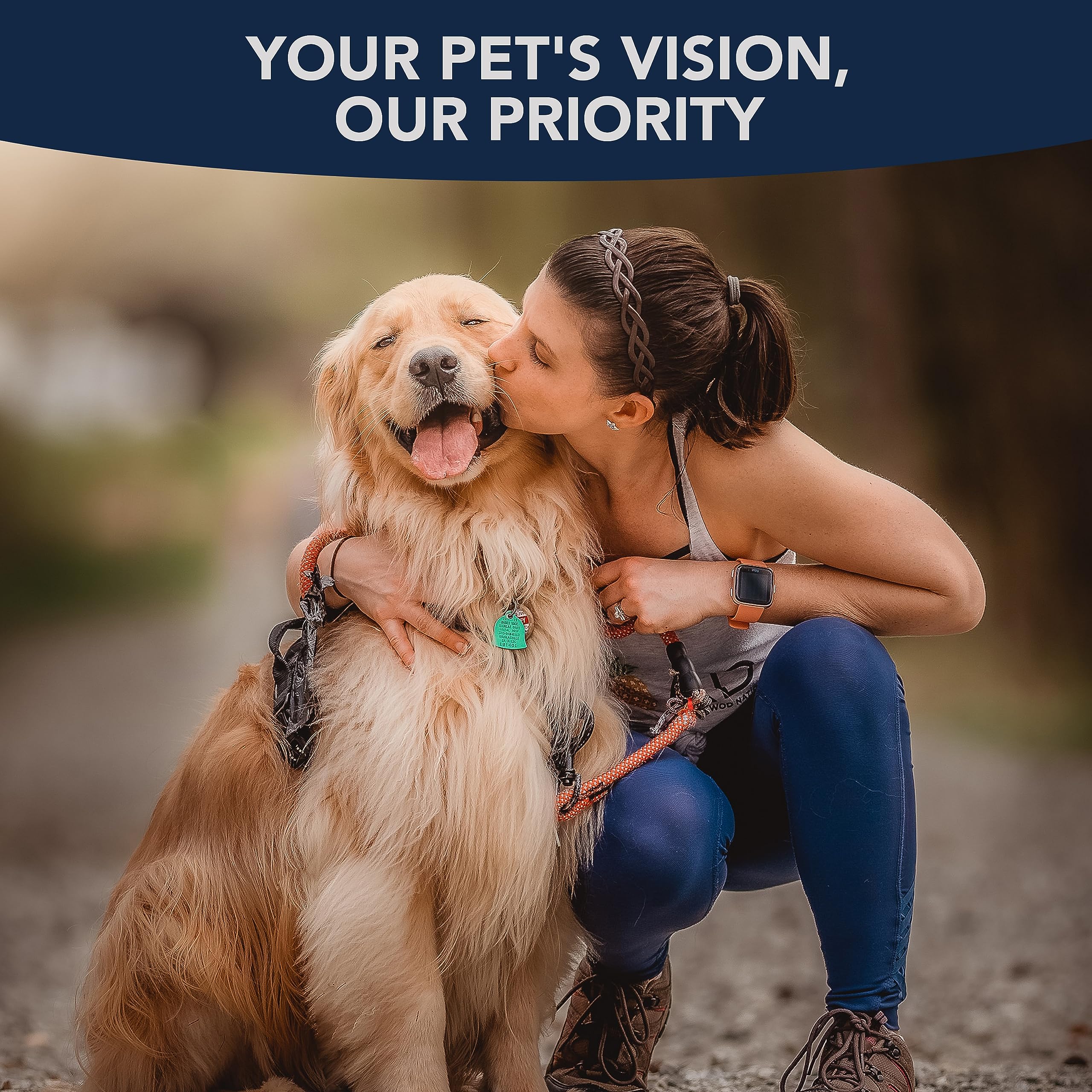 NOVEHA non-steroidal formula for pet eye comfort.