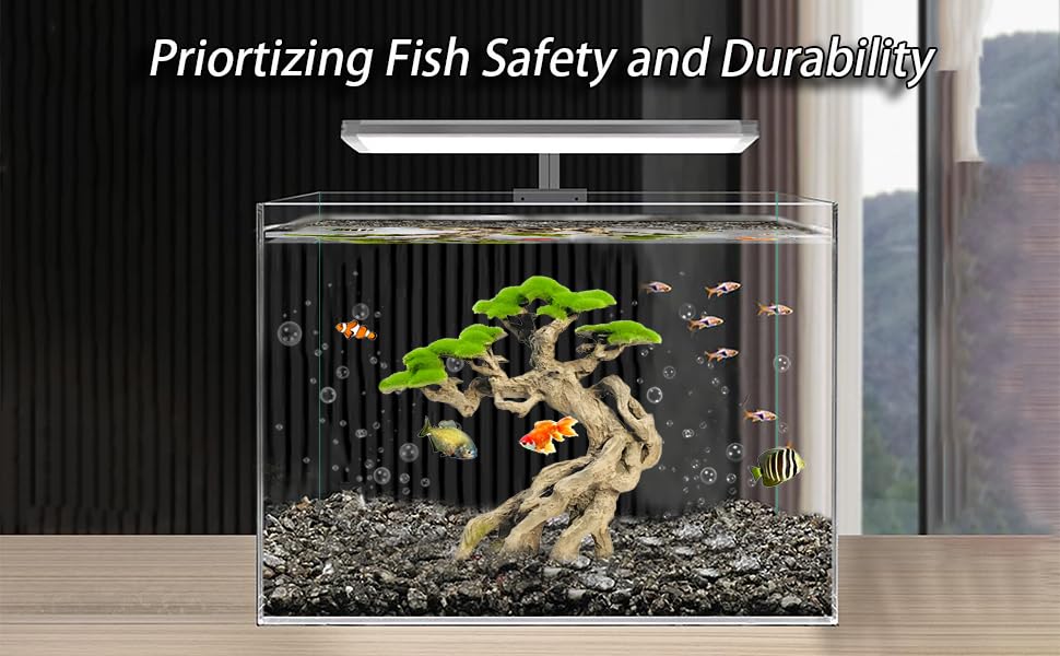Novelsite 6.3-inch centerpiece boosts tank focal point and fish visibility