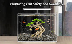 Novelsite 6.3-inch centerpiece boosts tank focal point and fish visibility