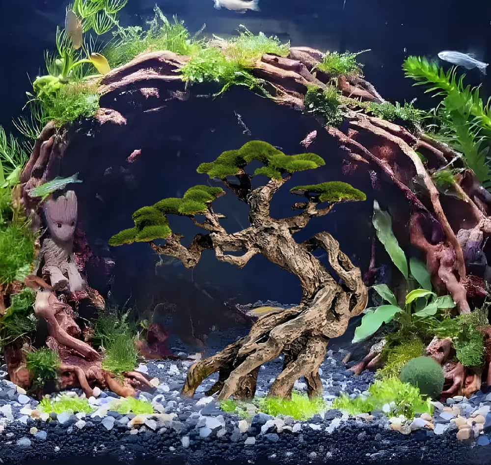 Novelsite easy-to-clean sandstone bonsai decor for long-lasting use