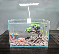 Novelsite sandstone-texture bonsai decor enhances natural aquascape