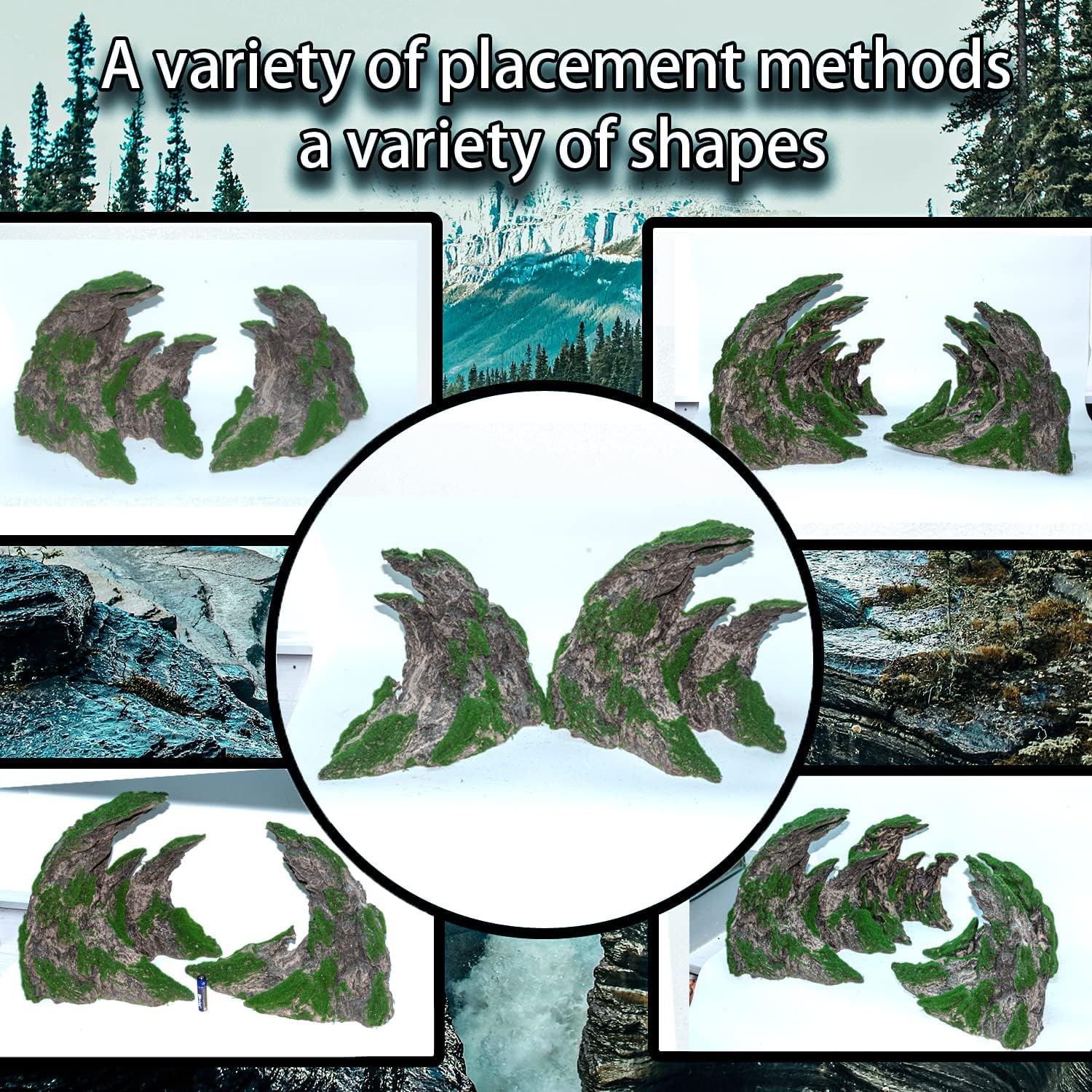 Novelsite underwater landscape creates immersive visuals with durable, easy-clean surfaces.