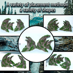 Novelsite underwater landscape creates immersive visuals with durable, easy-clean surfaces.