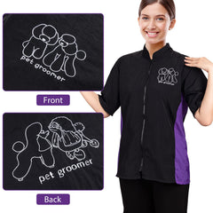Noverlife anti-static lightweight fabric keeps fur and splashes at bay.