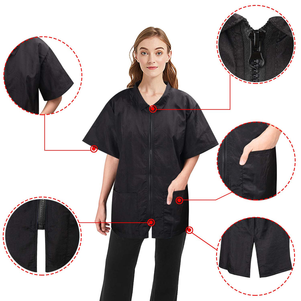 Noverlife pet grooming jacket anti-static design reduces cling during grooming