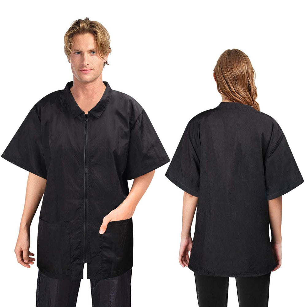 Noverlife pet grooming jacket front zipper for easy wear during grooming sessions