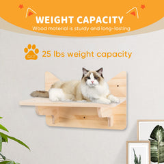 NOVGOBHOT cat wall shelves multi-level layout encourages exploration and exercise.