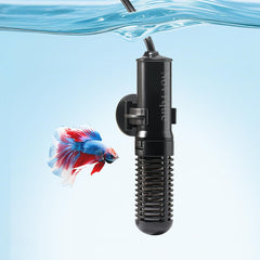 Novique 25W mini heater: compact design fits 1-6 gallon tanks for stable warmth.