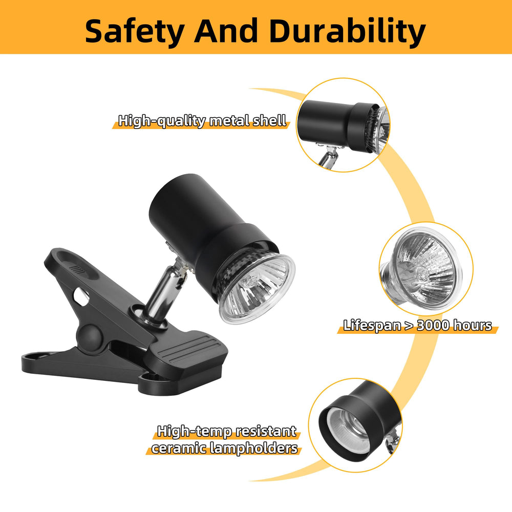 Novique clamp mounting on tank edge with non-slip pads for secure setup