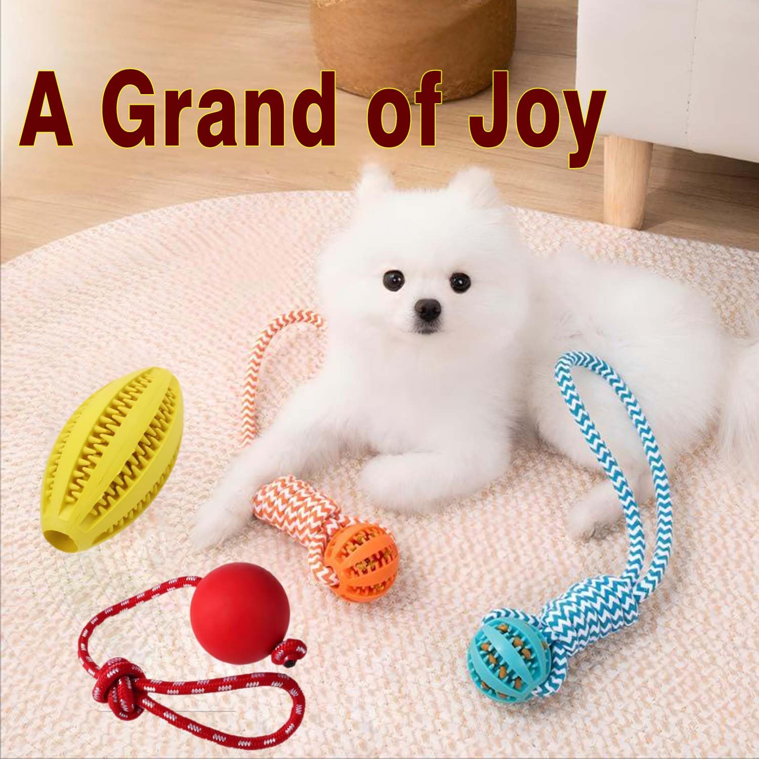 Novique squeaky dog toy engages curiosity with audible play during solo sessions.