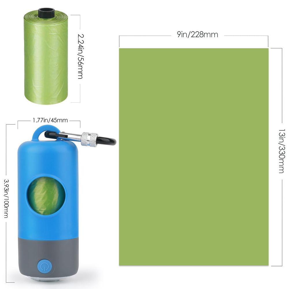 Novkin clip-on design fits leash, harness, or belt for hands-free use.