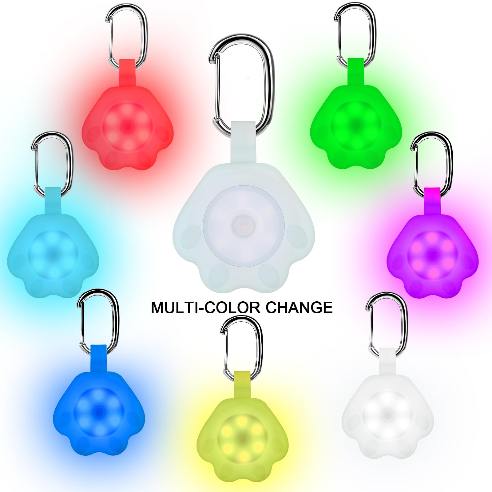 Novkin dog light USB-rechargeable design with quick 0.5-hour recharge.