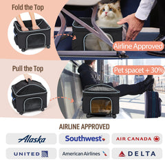 NOVOLAB booster seat with quick-conversion carrier setup for travel
