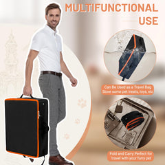 NOVOLAB cat travel litter box interior waterproof layer simplifies cleaning