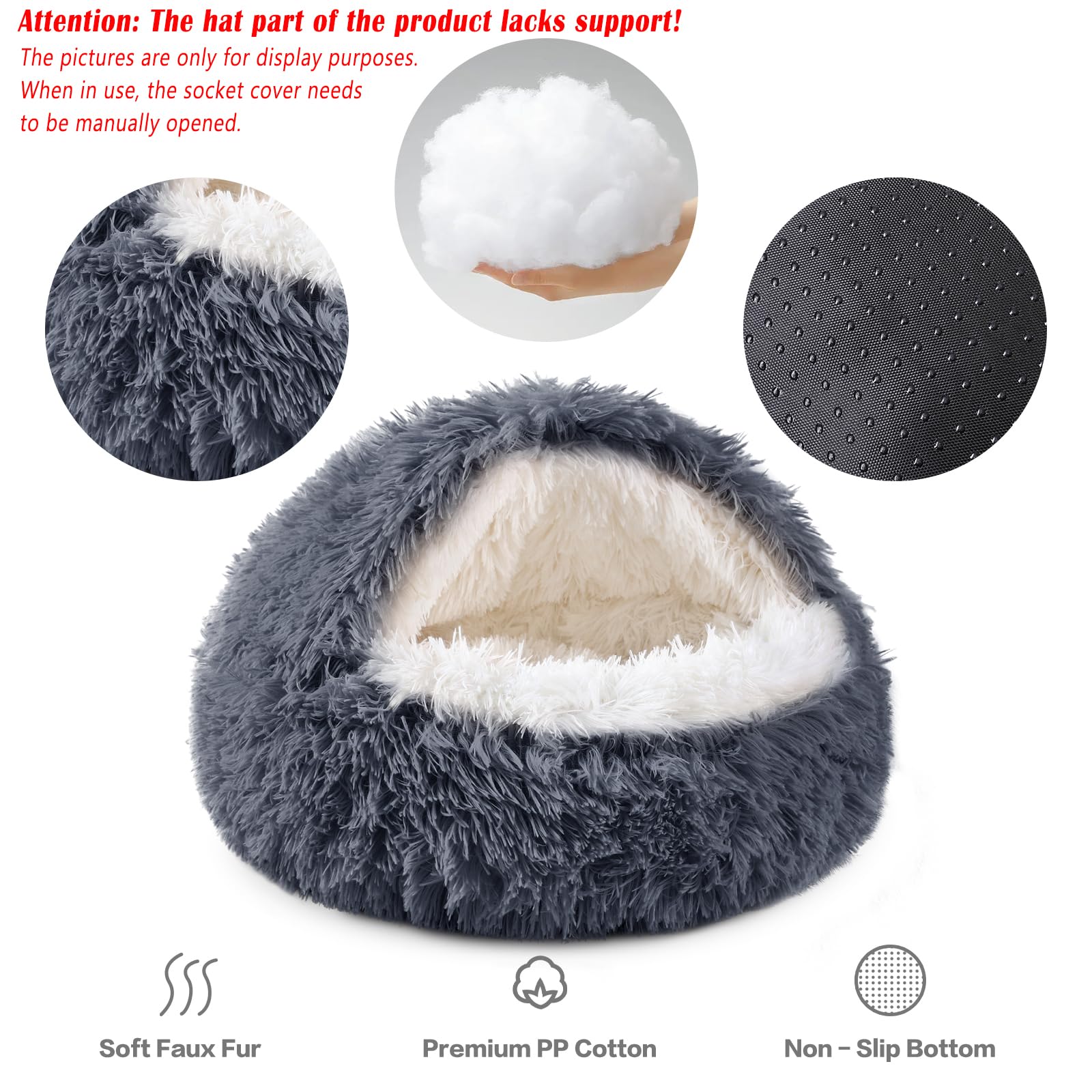 NOYAL plush self-warming fabric creates year-round warmth for naps.