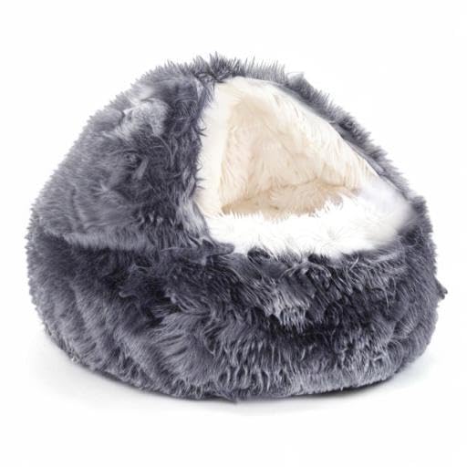 NOYAL round hooded donut bed size guide helps pick the right fit for your pet.