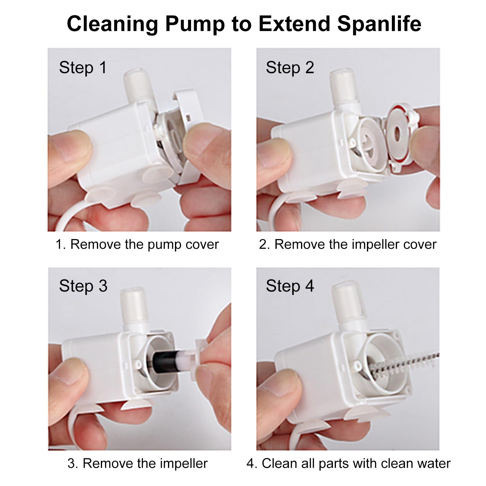 NPET WF050TP easy-clean components for quick maintenance