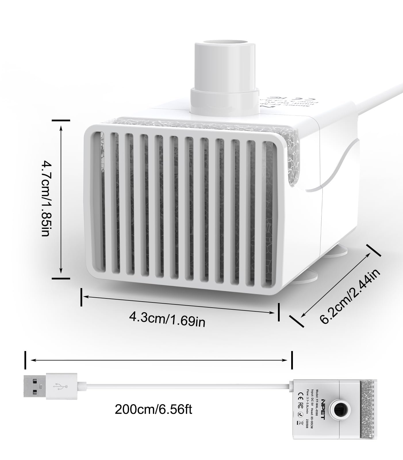 NPET DF10 multi-pet-use image suggests suitability for households with several pets