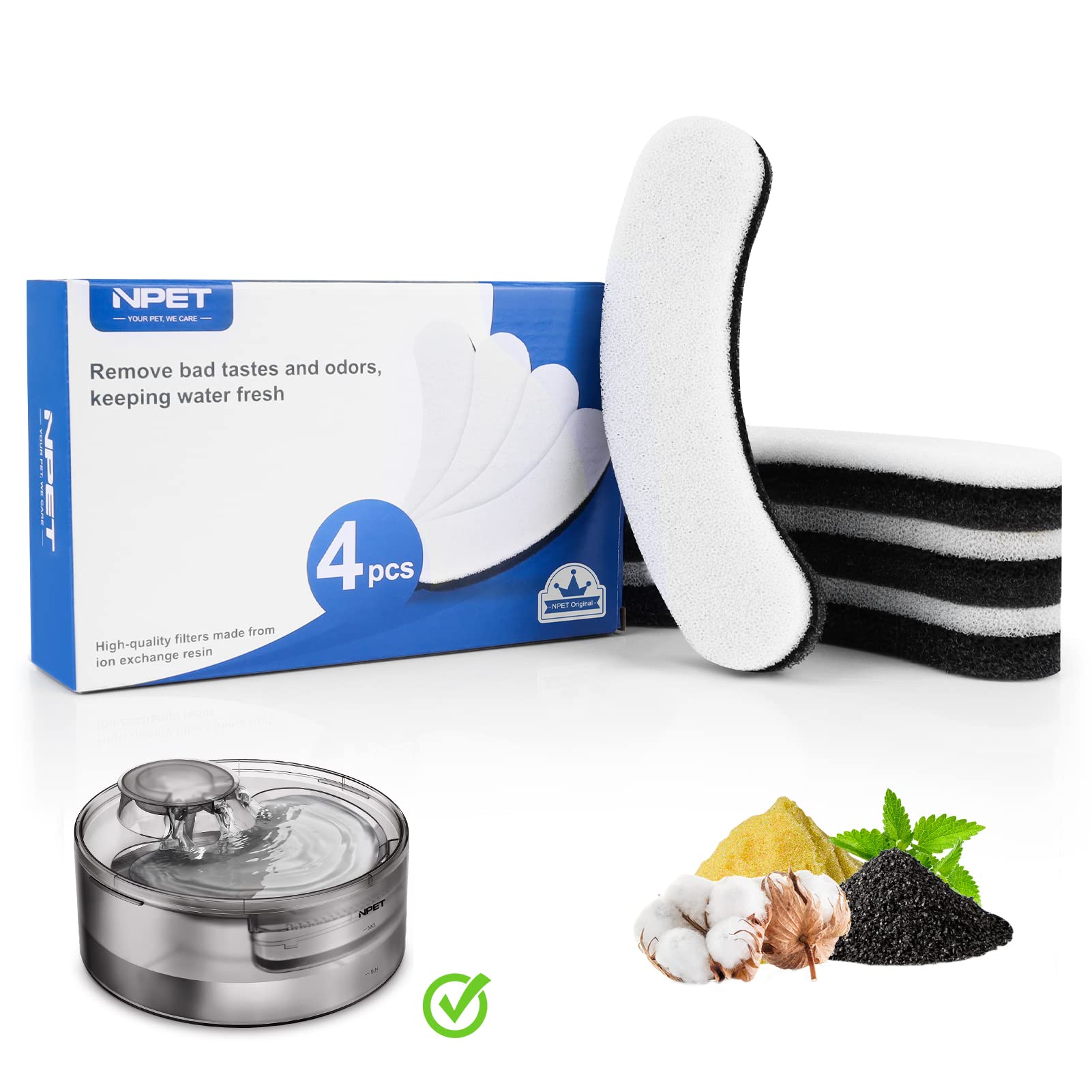 NPET DF10 large-capacity water fountain for multiple-pet households.