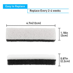 NPET WF020TP activated-carbon detail; helps maintain water quality.