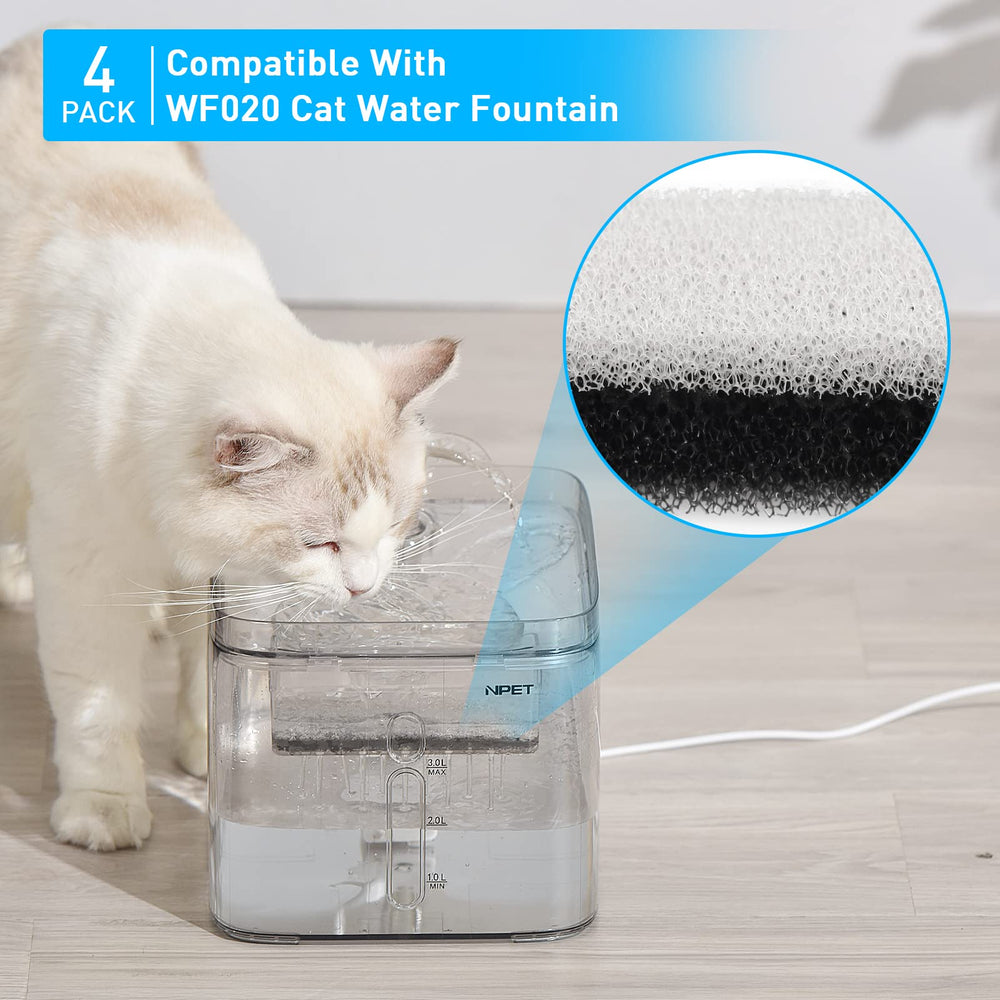 NPET WF020TP rinse-before-use instruction image; simple prep for safe use.