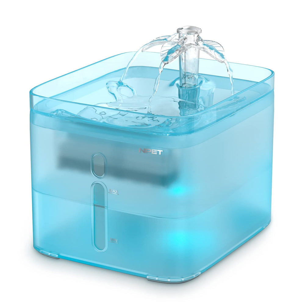 NPET WF020TP water fountain view; keeps hydration ready for pets.