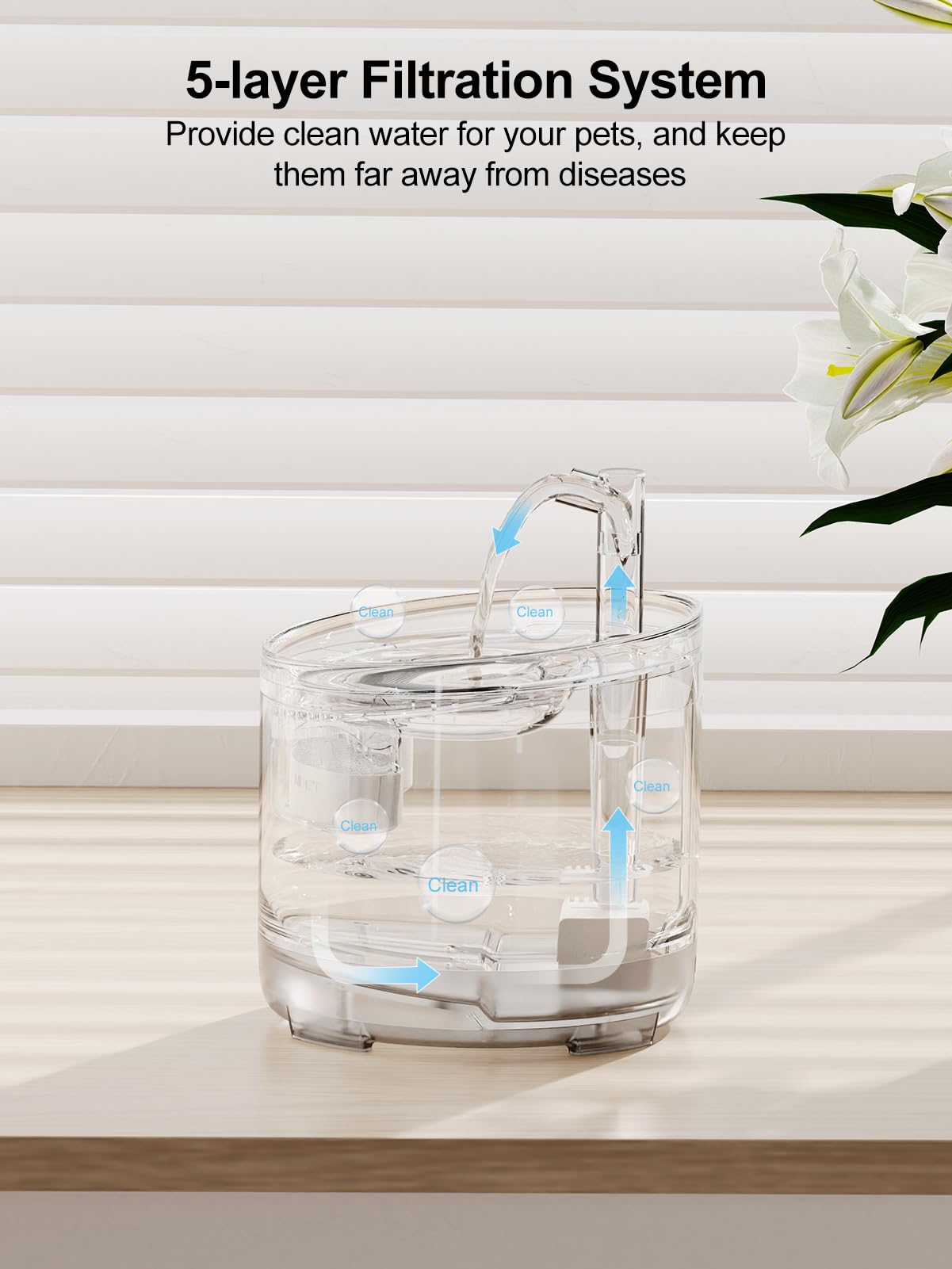 NPET WF050 faucet kit assembly demonstrates easy setup for daily use