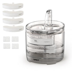 NPET WF050TP cat water fountain features 1.5L capacity to encourage regular drinking.