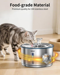 NPET WF210Plus stainless steel body resists rust and cleans easily.