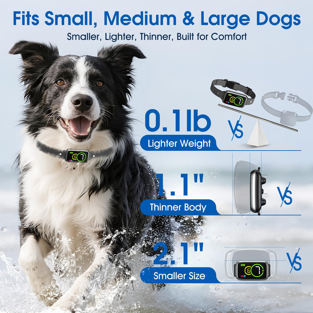 NQQHNN 1S Stop Bark Collar beep and vibration modes for gentle discipline