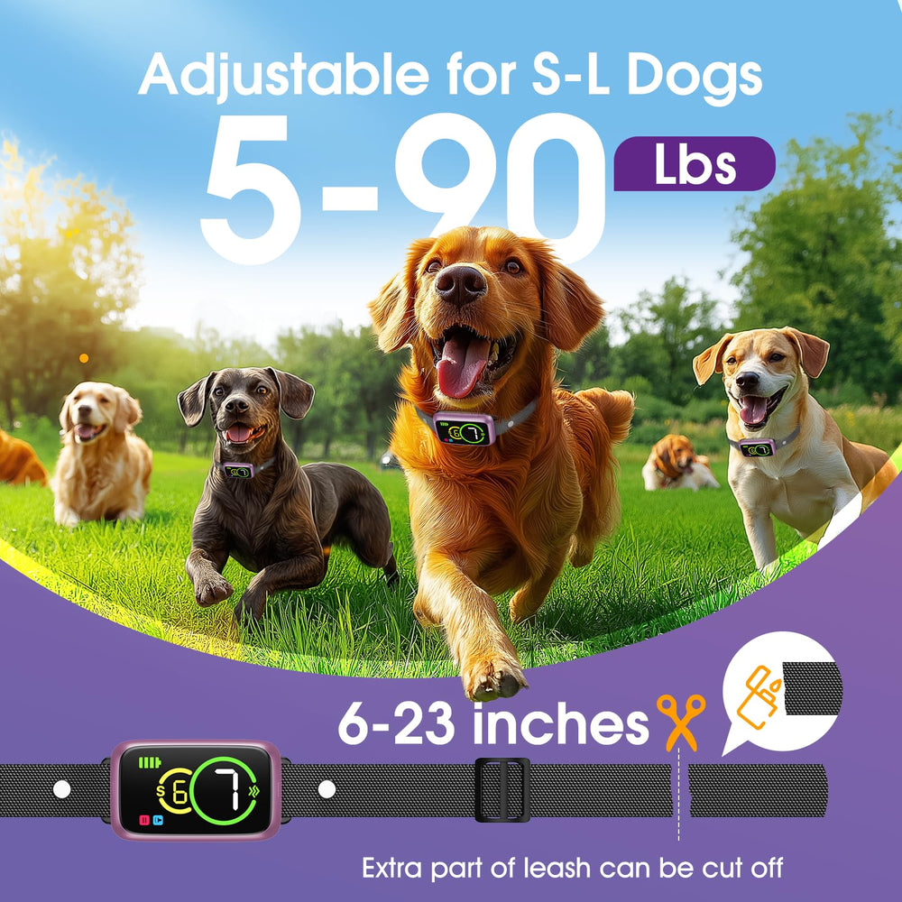 NQQHNN Smart Dog Bark Collar for small dogs 5-15 lbs delivers comfortable daily wear.