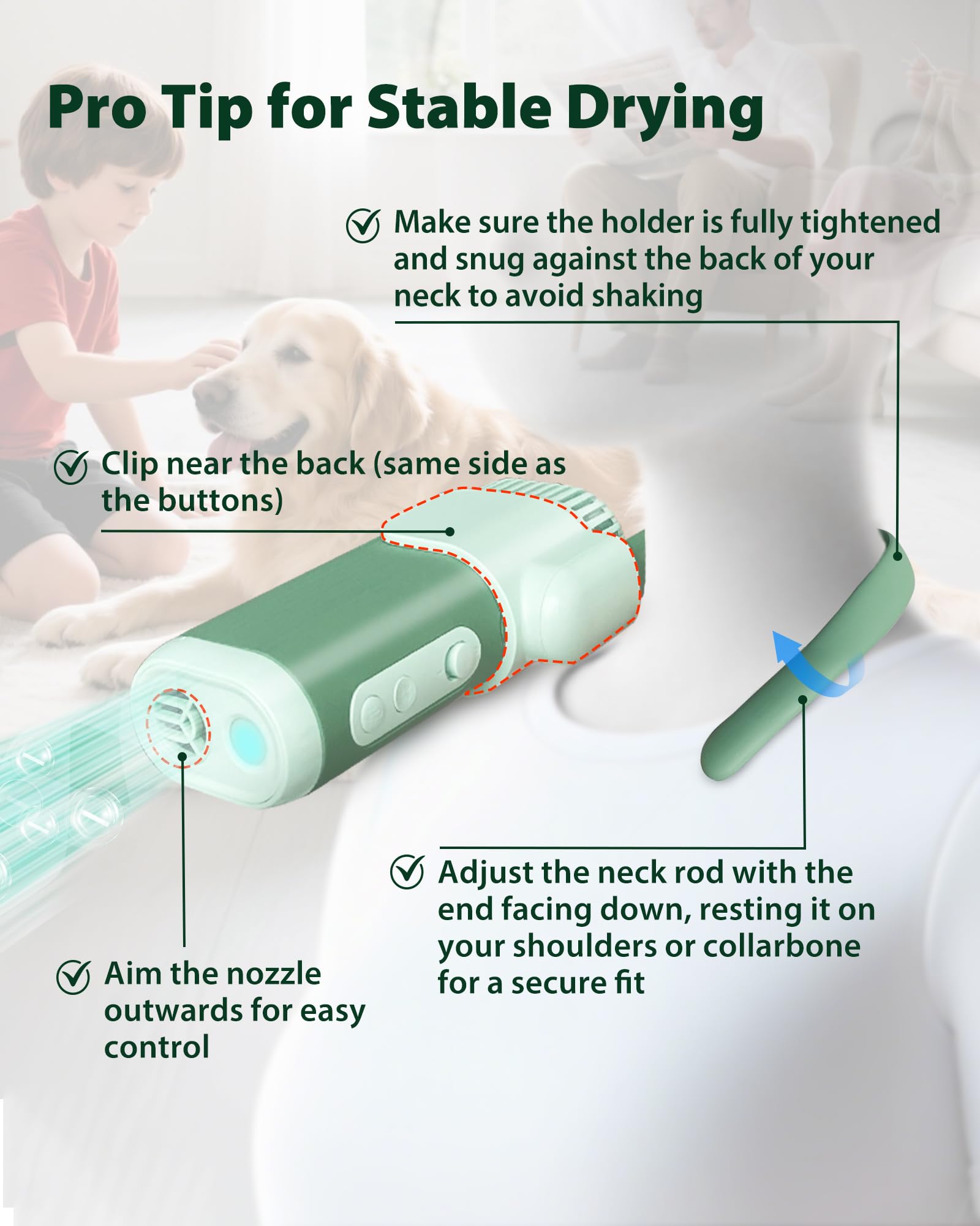 NRYDEPET lightweight under 10oz ideal for travel and home use.