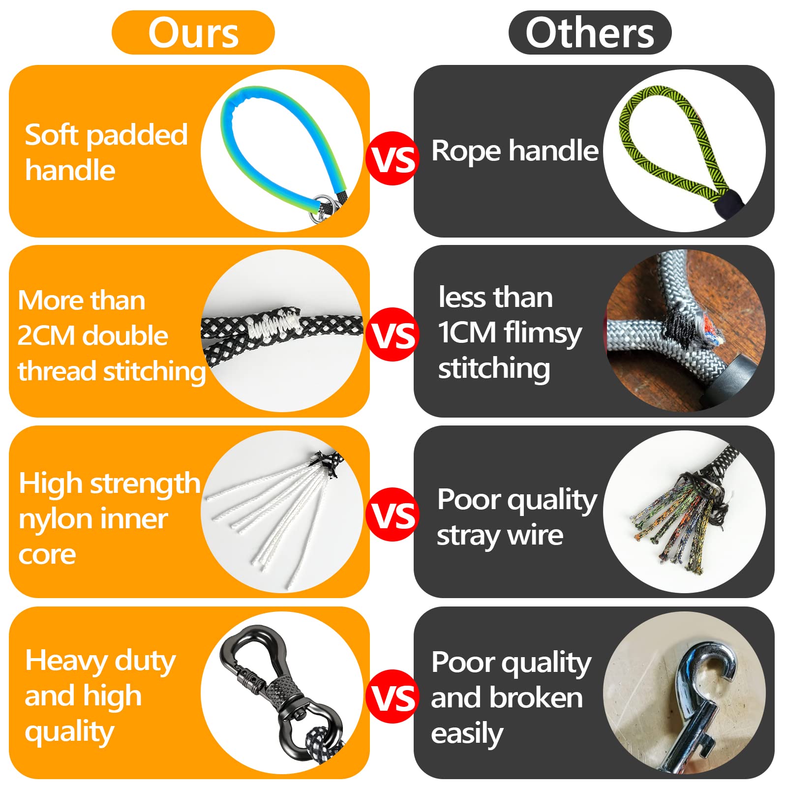 NTR long training leash supports varied outdoor activities and distances