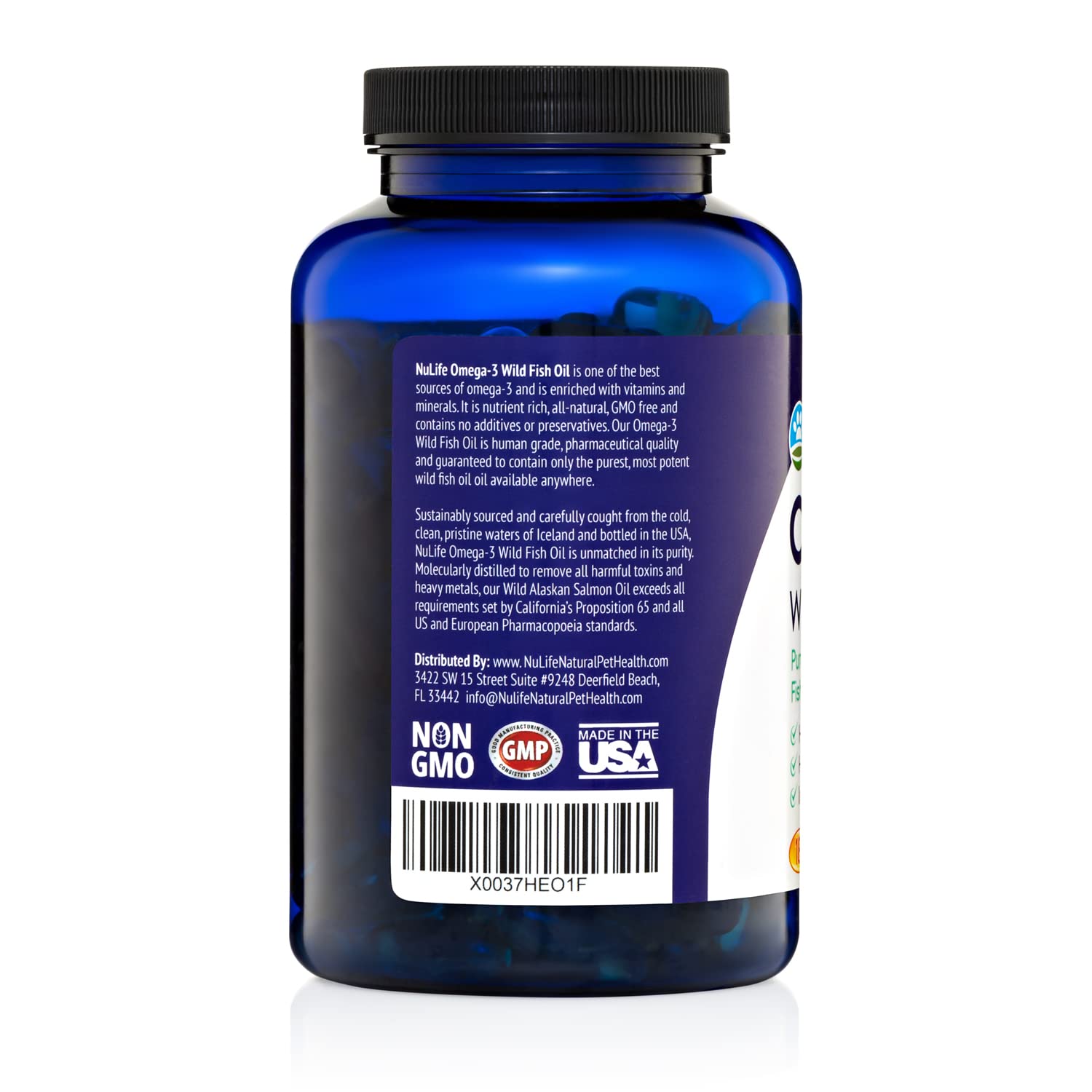 NuLife Natural Pet Health USA GMP facility ensures high manufacturing standards.