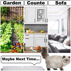 Nuanchu cat deterrent mats on window sill deter pets and birds.