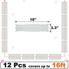 Nuanchu cat deterrent mats close-up shows sturdy plastic spikes for deterrence.