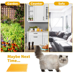 Close-up of Nuanchu cat mat spikes showing deterrent design.