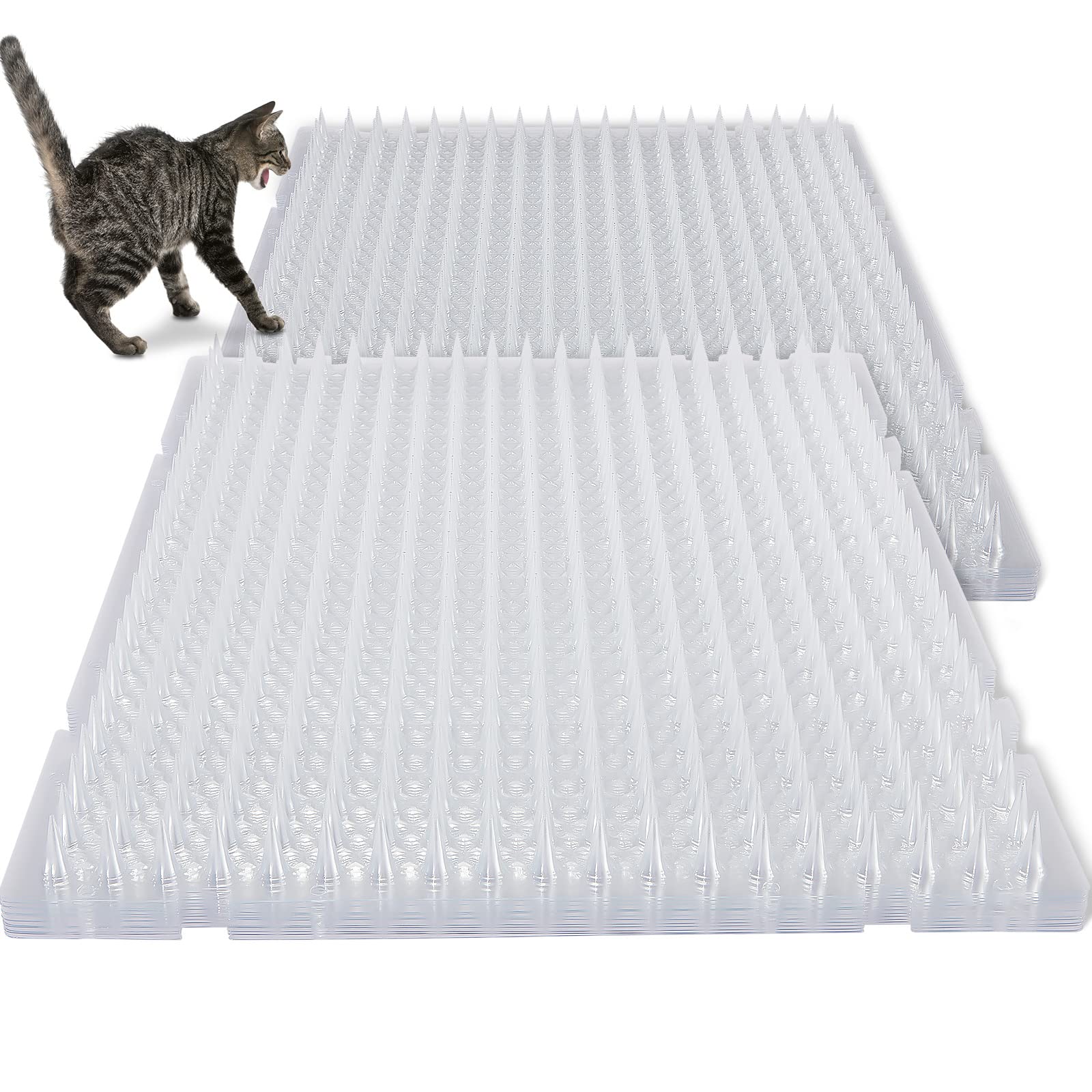 Nuanchu cat repellent mats 20-pack clear protect furniture discreetly.