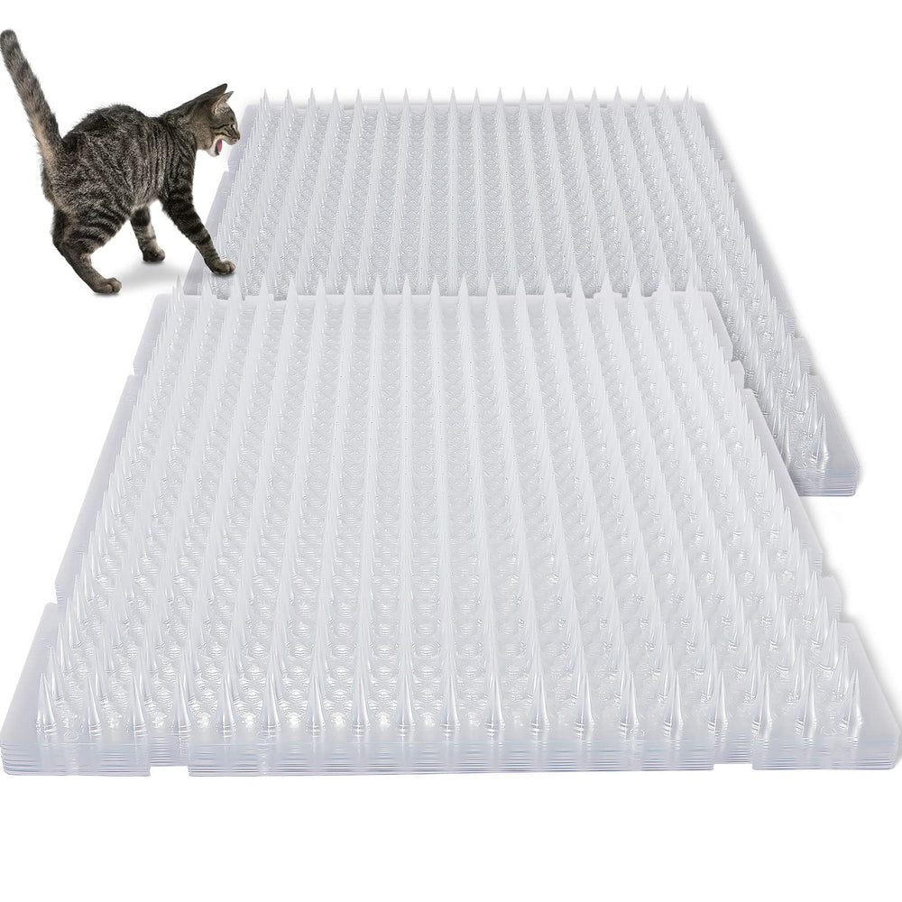 Nuanchu cat repellent mats 20-pack clear protect furniture discreetly.